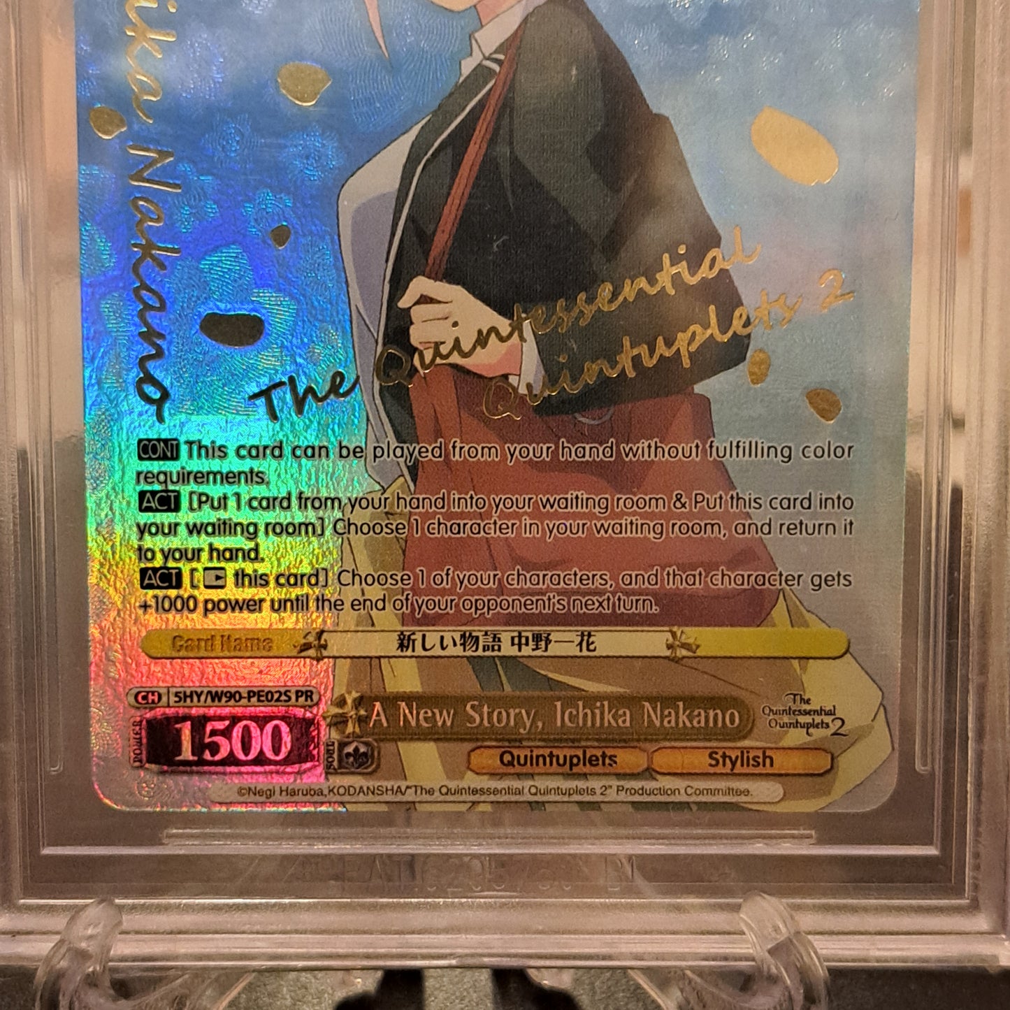 5HY-W90-P02S PR Ichika BGS 9 FOIL Weiss Schwarz The Quintessential Quintuplets