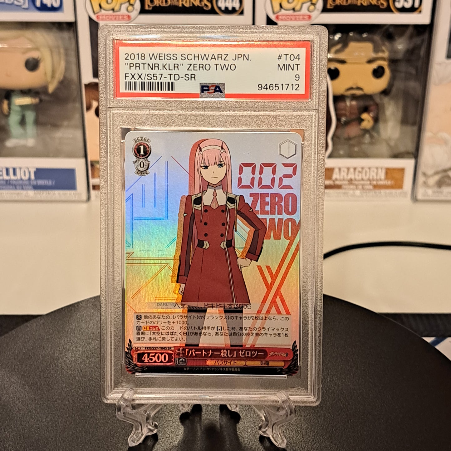 PSA 9 Weiss Schwarz Zero Two Darling In The Franxx