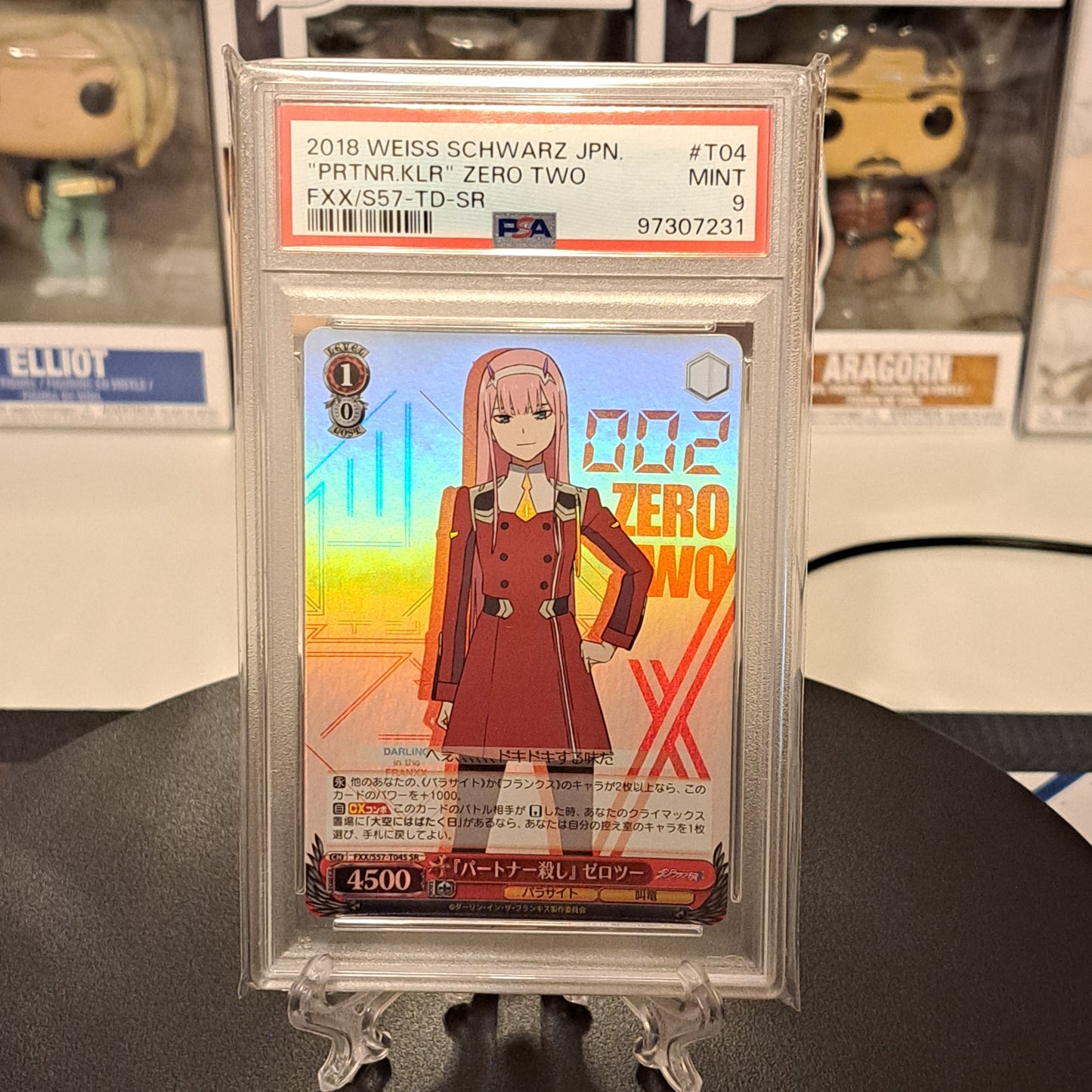 PSA 9 Weiss Schwarz Zero Two Darling In The Franxx