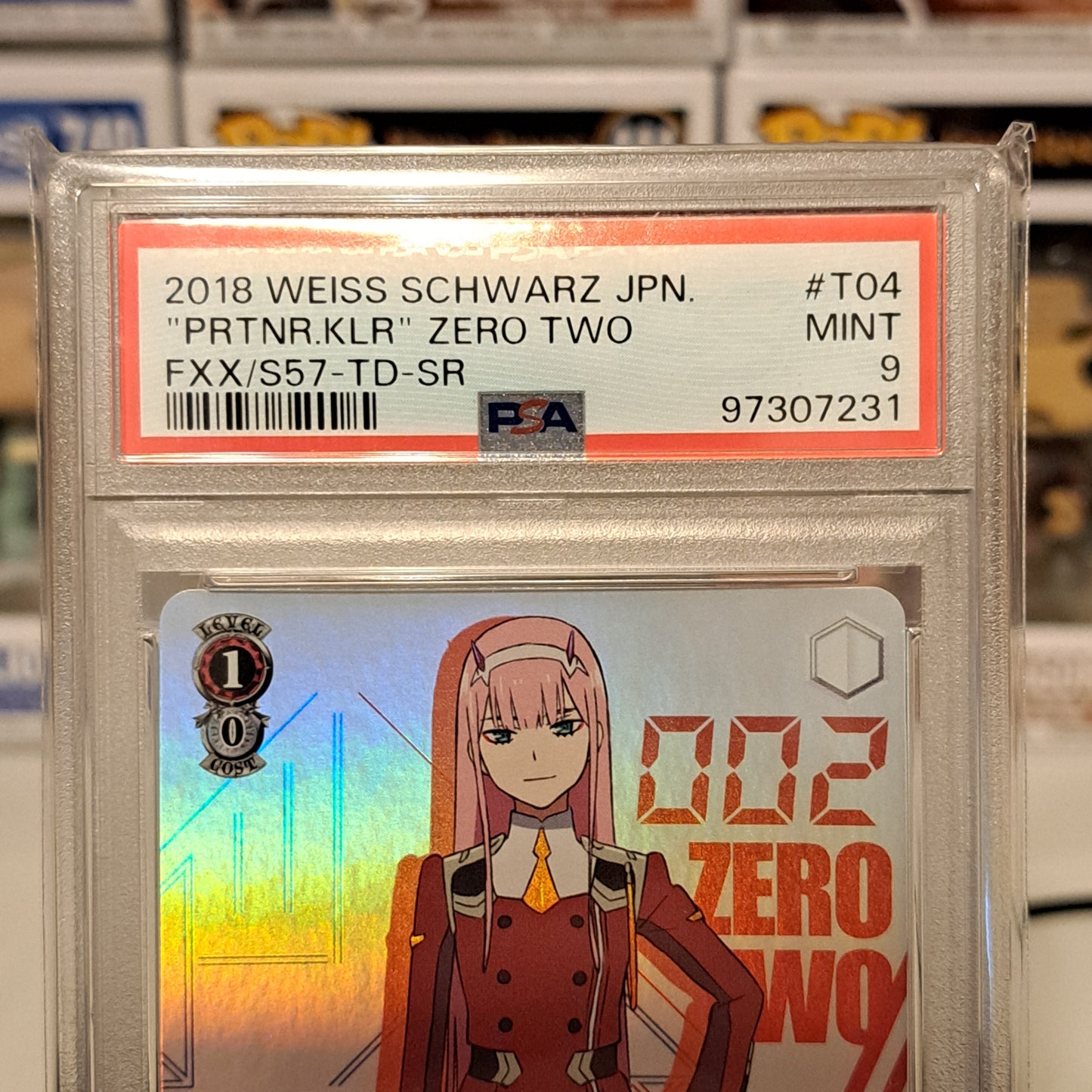 PSA 9 Weiss Schwarz Zero Two Darling In The Franxx