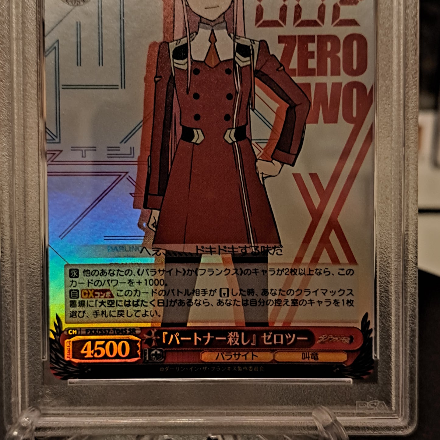 PSA 9 Weiss Schwarz Zero Two Darling In The Franxx