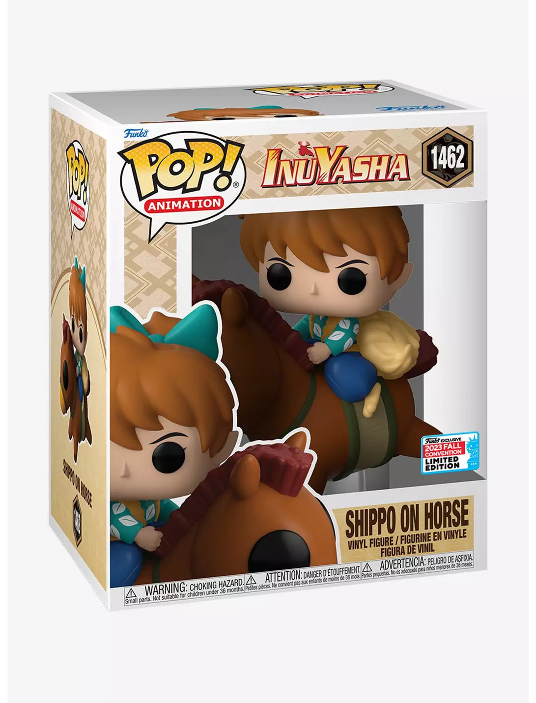 InuYasha Pop! Shippo On Horse 2023 Fall Convention Exclusive
