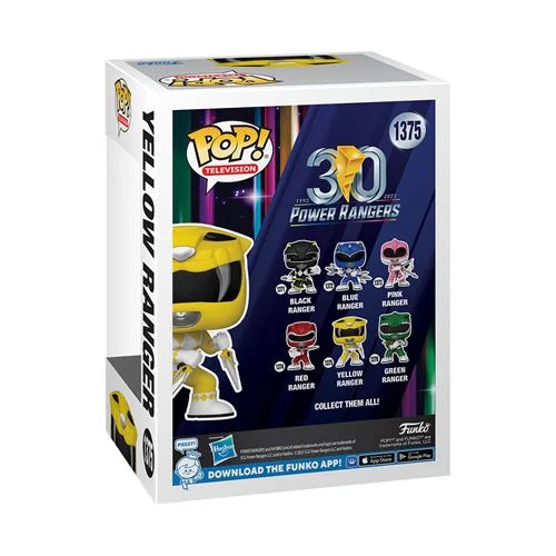 Mighty Morphin Power Rangers 30th Anniversary Yellow Ranger Funko Pop!