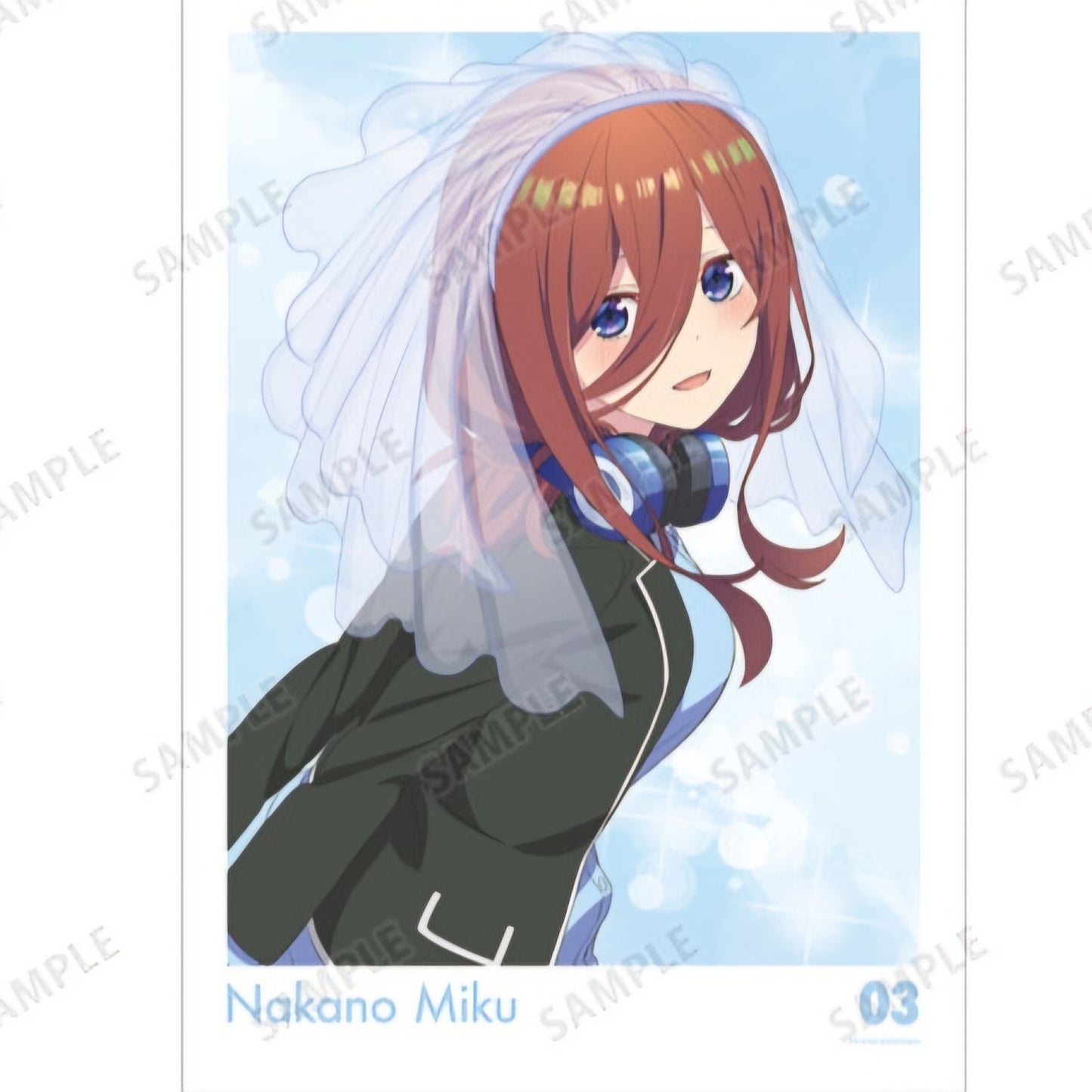 Milu Nakano Wedding Veil Poster