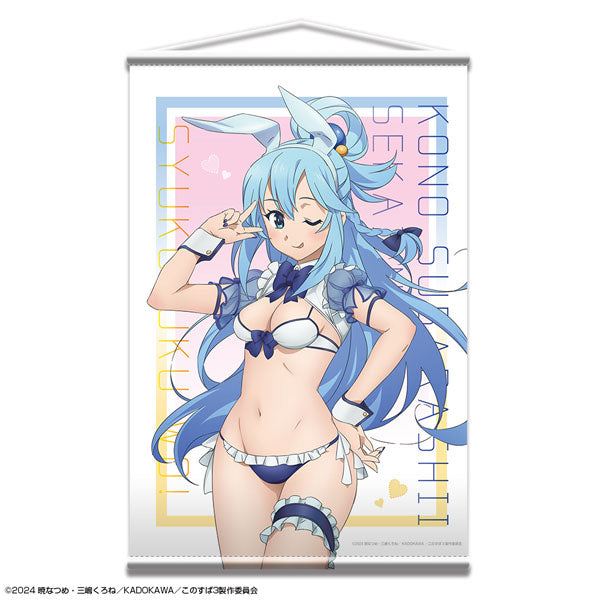 KonoSuba 3 Aqua Bunny Style Swimsuit ver. B2 Wall Scroll