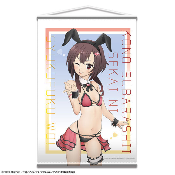 KonoSuba 3 Megumin Bunny Style Swimsuit ver. B2 Wall Scroll