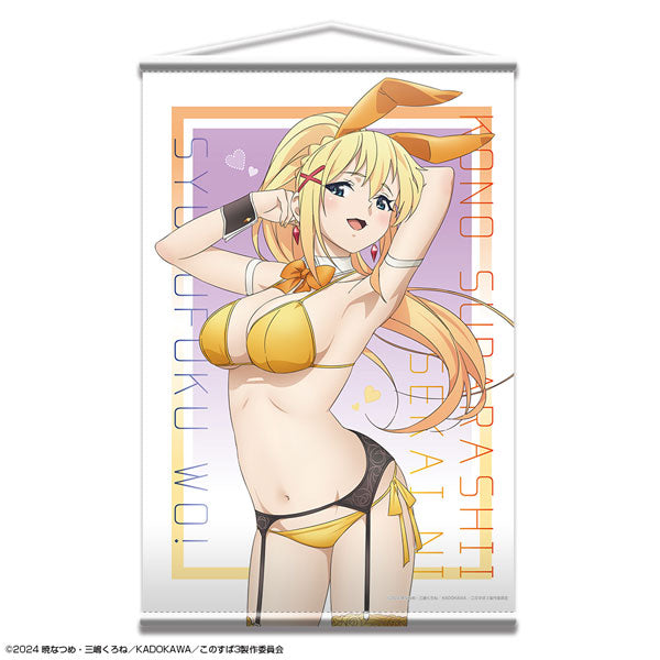 KonoSuba 3 Darkness Bunny Style Swimsuit ver. B2 Wall Scroll