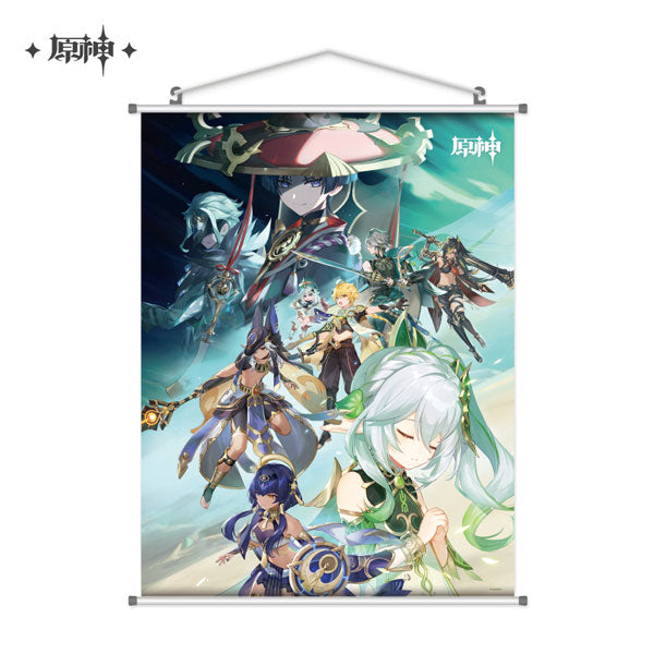 Genshin Impact Wall Scroll "King Deshret and the Three Magi"