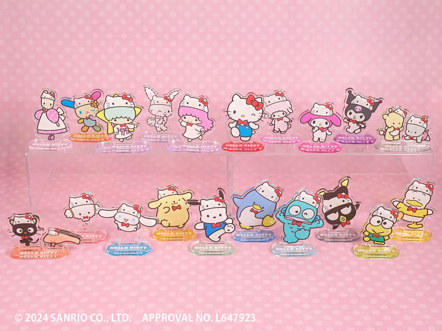 Hello Kitty 50th Acrylic Stands