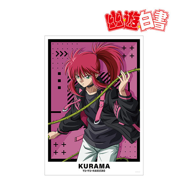 YuYu Hakusho New Illustration Kurama Tactical Fashion Poster