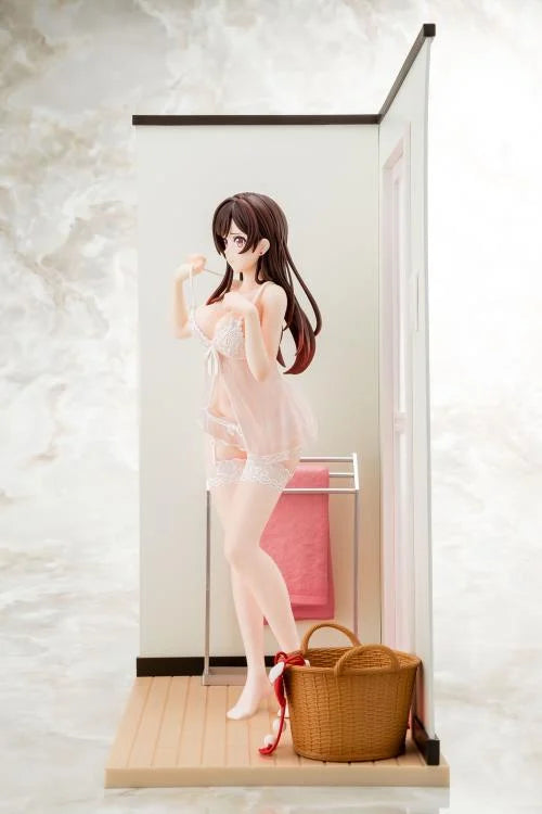 Rent-A-Girlfriend Chizuru Mizuhara (See-Through Lingerie Angel White Ver.) 1/6 Scale Figure