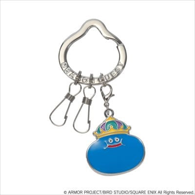 Dragon Quest: Smile Slime Metal Key Ring King Slime