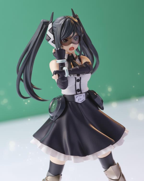 Shy Lady Black Figure
