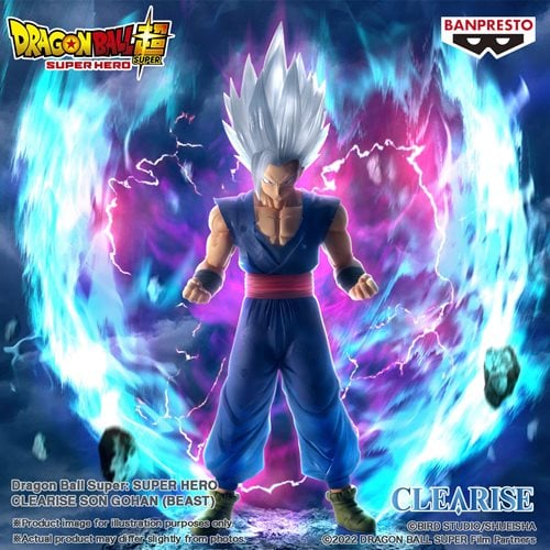 Dragon Ball Super: Super Hero Son Gohan Beast Version Clearise Statue