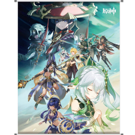Genshin Impact Wall Scroll "King Deshret and the Three Magi"