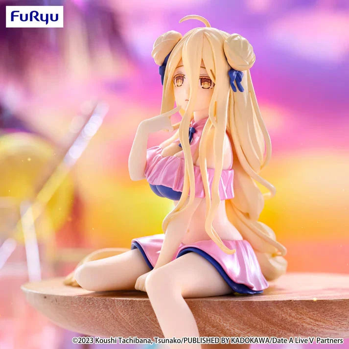 Date A Live V Mukuro Hoshimiya Swimsuit Pastel Pink Color Ver. Noodle Stopper Figure