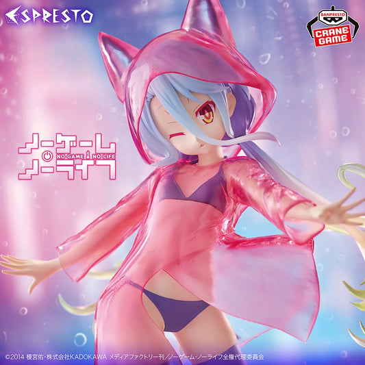 No Game No Life Figure Espresto Glittery Raincoat Shiro