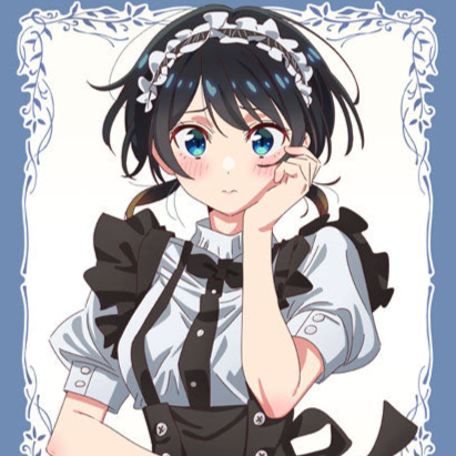 Rent-A-Girlfriend B2 Wall Scroll Ruka Sarashina Maid Outfit