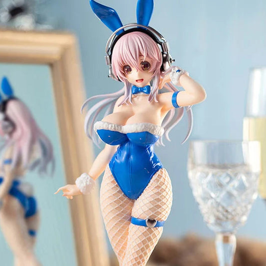 Nitroplus BiCute Bunnies Super Sonico (Blue Rabbit Ver.) Figure