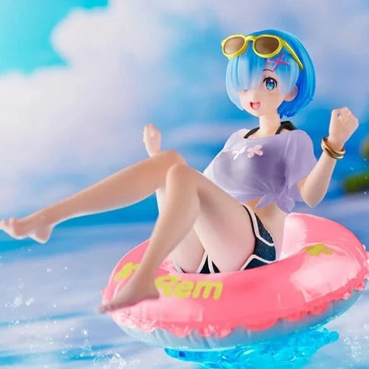 Re:Zero Starting Life in Another World Aqua Float Girls Rem Figure
