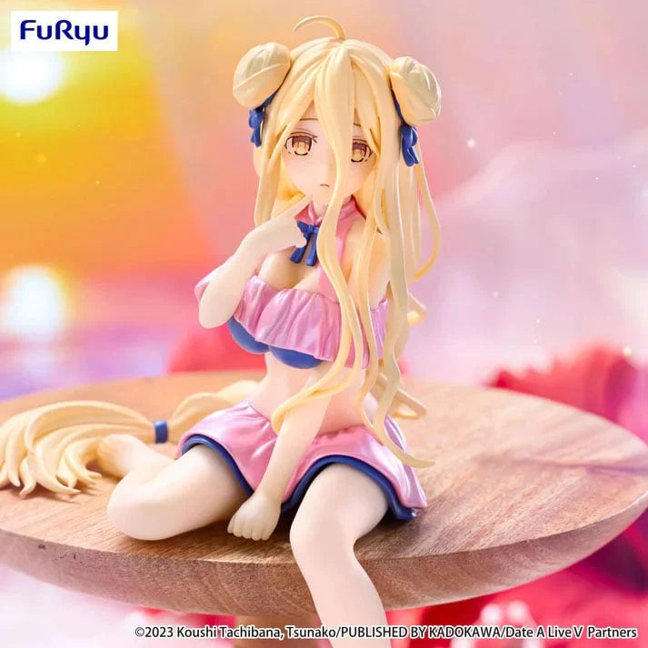 Date A Live V Mukuro Hoshimiya Swimsuit Pastel Pink Color Ver. Noodle Stopper Figure
