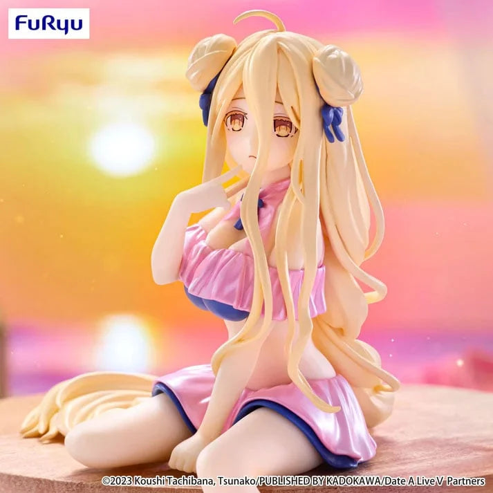 Date A Live V Mukuro Hoshimiya Swimsuit Pastel Pink Color Ver. Noodle Stopper Figure